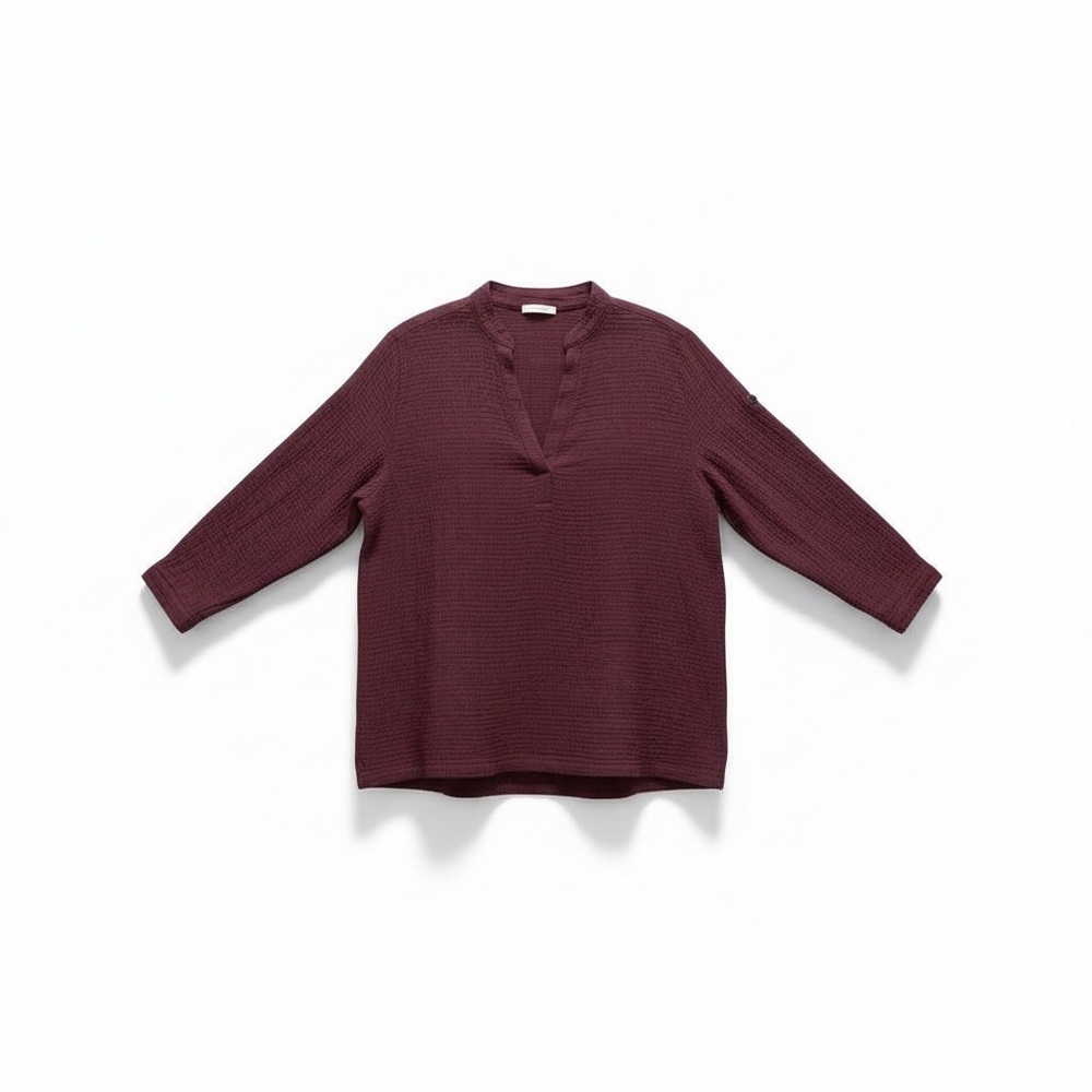 Columbia women’s Burgundy Rayon Blend boho casual Top size Large - Picture 1 of 8
